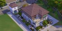 Jogador recria casa de A Mulher da Casa Abandona em The Sims 4  Foto: Reprodução / Electronic Arts