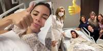 Anitta publicou fotos antes de fazer a cirurgia  Foto: SpinOff