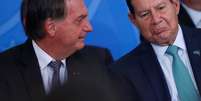 Bolsonaro e seu vice Mour&atilde;o   Foto: Reuters