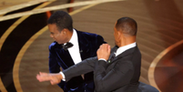 Momento em que Will Smith agrediu Chris Rock durante o Oscar 2022  Foto: Reuters / Reuters