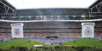  Público total de 87.192 pessoas no Wembley foi o maior já visto entre todos os jogos de todas as edições da Euro (feminina e masculina)  Foto: Reprodução/Twitter/UEFA Women's EURO 2022