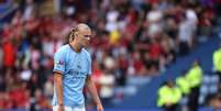 Erling Haaland espera evoluir com a camisa do Manchester City (Foto: IMAGO / Paul Marriott)  Foto: Lance!