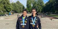 Olavo e Marcelo s&atilde;o os brasileiros medalha de ouro na IMO 2022  Foto: Etapa/ / Guia do Estudante
