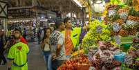 Mercado Municipal de São Paulo, na Rua Cantareira, região central da capital  Foto: Estadão