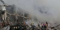 Explosão em armazém de fogos de artifício na Armênia deixa 2 mortos e 60 feridos  Foto: Reuters