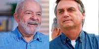 A foto mostra os candidatos ao governo Lula e Bolsonaro  Foto: Imagem: Divulgação / Alma Preta