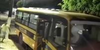 Estudante impede acidente com ônibus escolar desgovernado na Paraíba  Foto: Reprodução / Paraíba Urgente/Facebook 