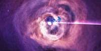 Já é possível ouvir o "som" do buraco negro no aglomerado de galáxias de Perseu  Foto: NASA 
