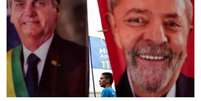 Bolsonaro está em segundo, e Lula, em primeiro, nas pesquisas de intenção de votos. Mais de 80% dos eleitores de ambos se dizem definitivamente decididos  Foto: Reuters / BBC News Brasil