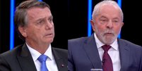 Lula e Bolsonaro no 'JN' s&atilde;o os destaques da semana entre os candidatos &agrave; presid&ecirc;ncia  Foto: Reprodu&ccedil;&atilde;o / TV Globo