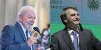 Lula e Bolsonaro em eventos em agosto de 2022  Foto: Ricardo Stuckert e CNA/Divulgação / Estadão