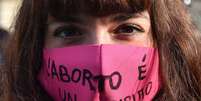 Manifestação pró-aborto em Turim, na Itália  Foto: ANSA / Ansa - Brasil