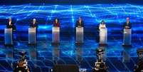 O debate na Band deu fôlego aos candidatos da Terceira Via  Foto: Reprodução