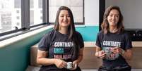 Jhenyffer Coutinho e Fernanda Miranda, s&oacute;cias da Se Candidate, Mulher!  Foto: Divulga&ccedil;&atilde;o/Lorrayne Chaves / Startups