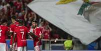 Benfica vence Maccabi Haifa na Champions (CARLOS COSTA/AFP)  Foto: Lance!