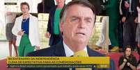O presidente Jair Bolsonaro diz que "liberdade está em jogo"  Foto: TV Brasil