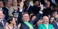 Bolsonaro durante o desfile do 7 de setembro em Brasília  Foto: Estadão