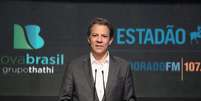 Fernando Haddad (PT) aparece na liderança das pesquisas para o governo de São Paulo  Foto: Lourival Ribeiro e Rogerio Pallata/SBT