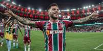 Nathan fez o segundo gol do Fluminense na partida (Foto: Marcelo Gonçalves / Fluminense)  Foto: Lance!