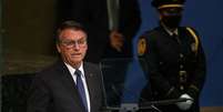 Jair Bolsonaro na ONU  Foto: Reuters