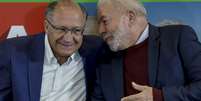 Alckmin e Lula estão na mesma chapa após anos de rivalidade  Foto: Suamy Beydoun/Agif / Estadão