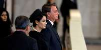 Michelle e Jair Bolsonaro  Foto: Chip Somodevilla/Pool  / Reuters