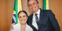 Regina Duarte e Jair Bolsonaro  Foto: Instagram