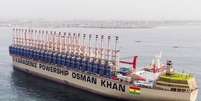 Navio-usina da empresa turca Karpowership; embarcação pode gerar 560 megawatts de potência, energia suficiente para abastecer cerca de 2 milhões de pessoas  Foto: Karpowership/Divulgação / Estadão