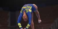 Rebeca Andrade é a principal ginasta brasileira da atualidade (Foto Martin Bureau/AFP)  Foto: Lance!
