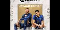 Mbappé, do PSG, e Ker, do Chelsea, estrelam a edição Ultimate do FIFA 23(Divulgação)  Foto: Lance!