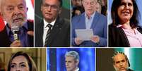 Candidatos que estarão no debate da Globo  Foto: Montagem/Reuters/Estadão Conteúdo