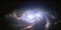 Dois pares de quasares a cerca de 10 bilhões de anos-luz da Terra  Foto: International Gemini Observatory/NOIRLab/NSF/AURA/J. da Silva