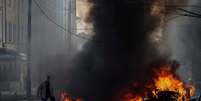 Ataque militar russo no centro de Kiev, na Ucrânia  Foto: Gleb Garanich