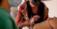 Mulher grávida fazendo ultrassom  Foto: Getty Images / BBC News Brasil