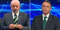 Lula (PT) e Bolsonaro (PL) disputam o segundo turno da eleição presidencial  Foto: Reprodução/Band