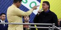 Bolsonaro participa de evento com evangélicos  Foto: Carla Carniel / Reuters