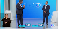 Tarcísio tenta vincular imagem de Haddad ao MST para desgastar rival  Foto: Reprodução/ TV Globo