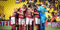 Flamengo tem seu primeiro jogo oficial no ano e começa a busca por novos títulos  Foto: Arthur Miranda/Pera Photo Press