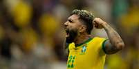 Gabigol em ação pela Seleção Brasileira (Foto: Lucas Figueiredo / CBF)  Foto: Lance!