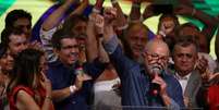 Lula fez discurso da vitória em São Paulo  Foto: Carla Carniel / Reuters