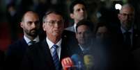Jair Bolsonaro faz primeiro pronunciamento após derrota para Lula  Foto: Adriano Machado / Reuters