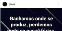 Foto: Reprodução/Instagram  Foto: Gazeta Esportiva