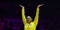 Rebeca Andrade conquista o ouro no Mundial de Ginástica  Foto: REUTERS