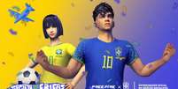 Camisas da seleção brasileira poderão ser resgatadas de graça no Free Fire  Foto: Garena / Divulgação