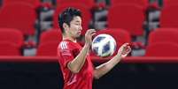 Nakayama está fora da Copa do Mundo (Foto: Haitham AL-SHUKAIRI / AFP)  Foto: Lance!