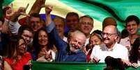 Lula comemora vitória na eleição presidencial   Foto: Reuters