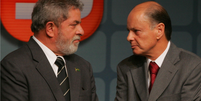 Lula e o bispo Edir Macedo em 2007  Foto: Estadão