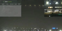 Pilotos avistam 'luzes não identificadas' durante voo em Porto Alegre  Foto: Reprodução/Canal Câmera Aeroporto Salgado Filho