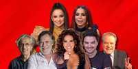 Alguns famosos que declaram voto e fizeram campanha por Lula  Foto: Reproduções