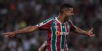 Alan marcou o segundo gol da goleada do Fluminense sobre o Goiás (Marcelo Gonçalves/Fluminense FC)  Foto: Lance!